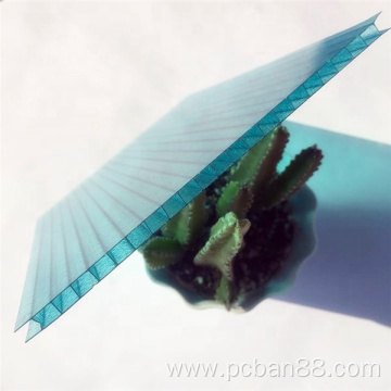 colored double wall polycarbonate pc roofing sheet